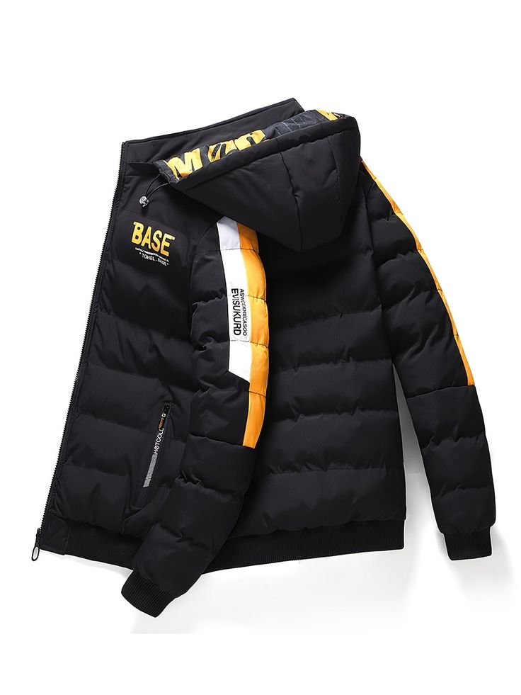 Men’s Warm Waterproof Winter Coat with Hood