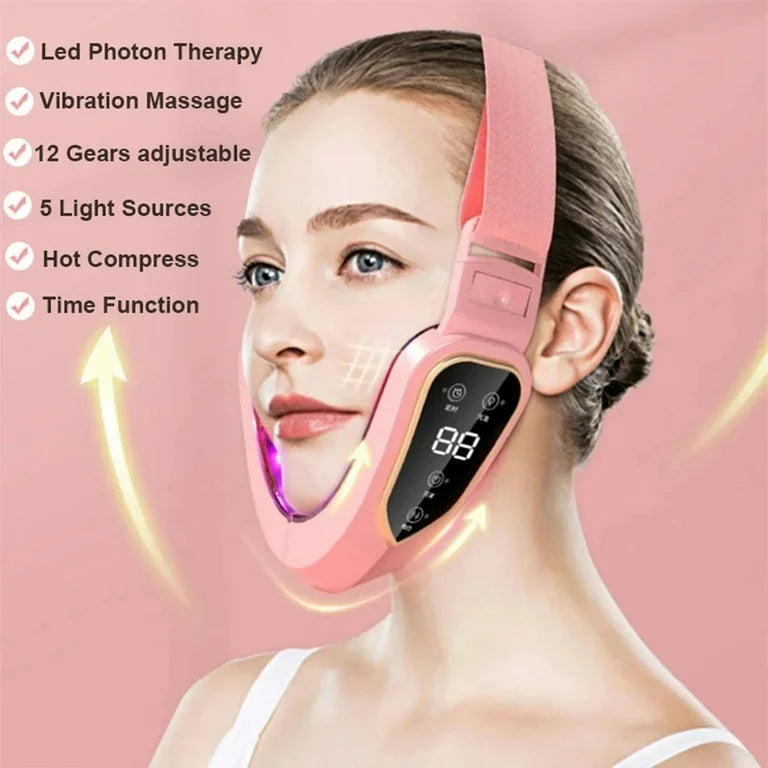Skin Radiance Lifting Device with LED Therapy