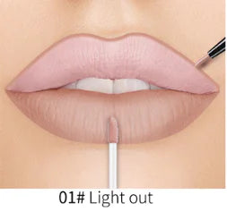 Matte Liquid Lipstick Pen – Dual Lip Gloss & Velvet Finish