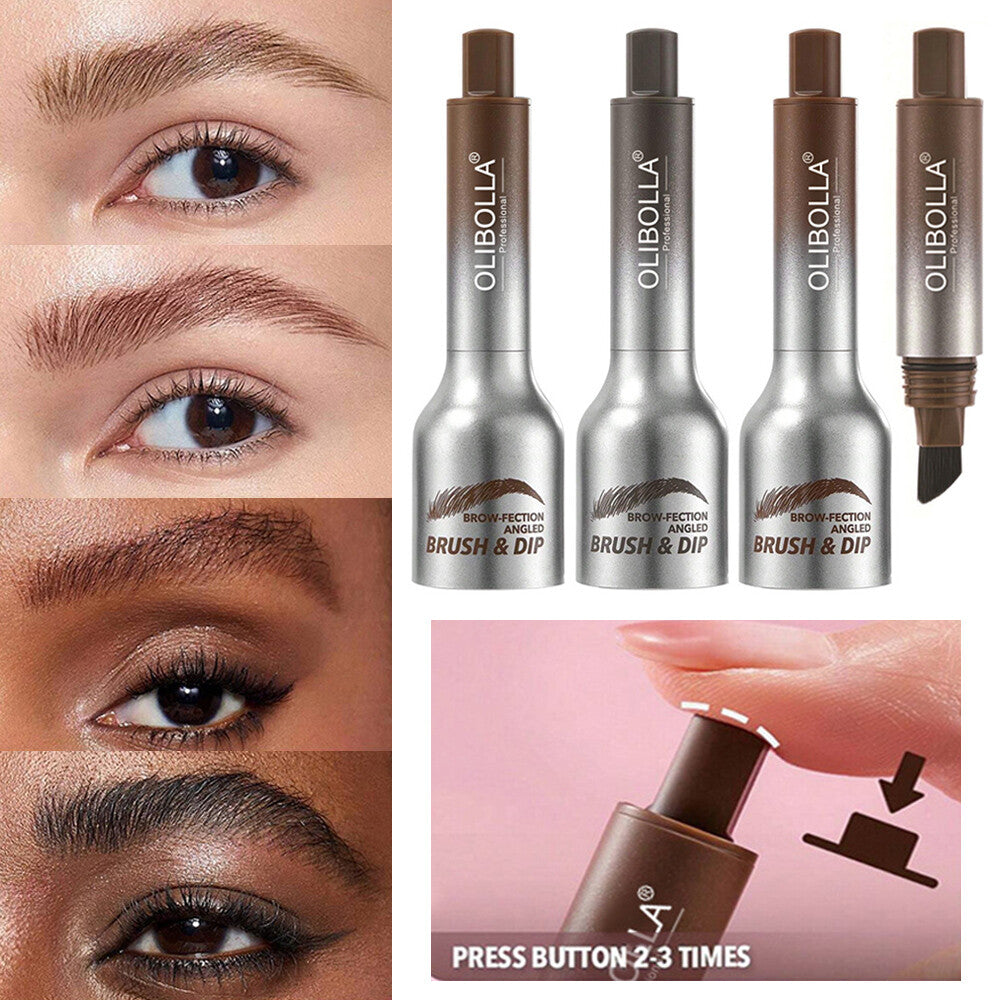 Long-Lasting Eyebrow Gel with Built-In Brus