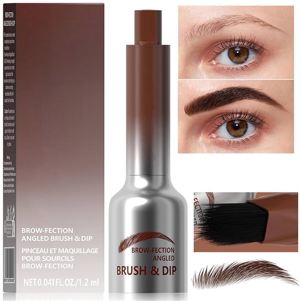 Long-Lasting Eyebrow Gel with Built-In Brus