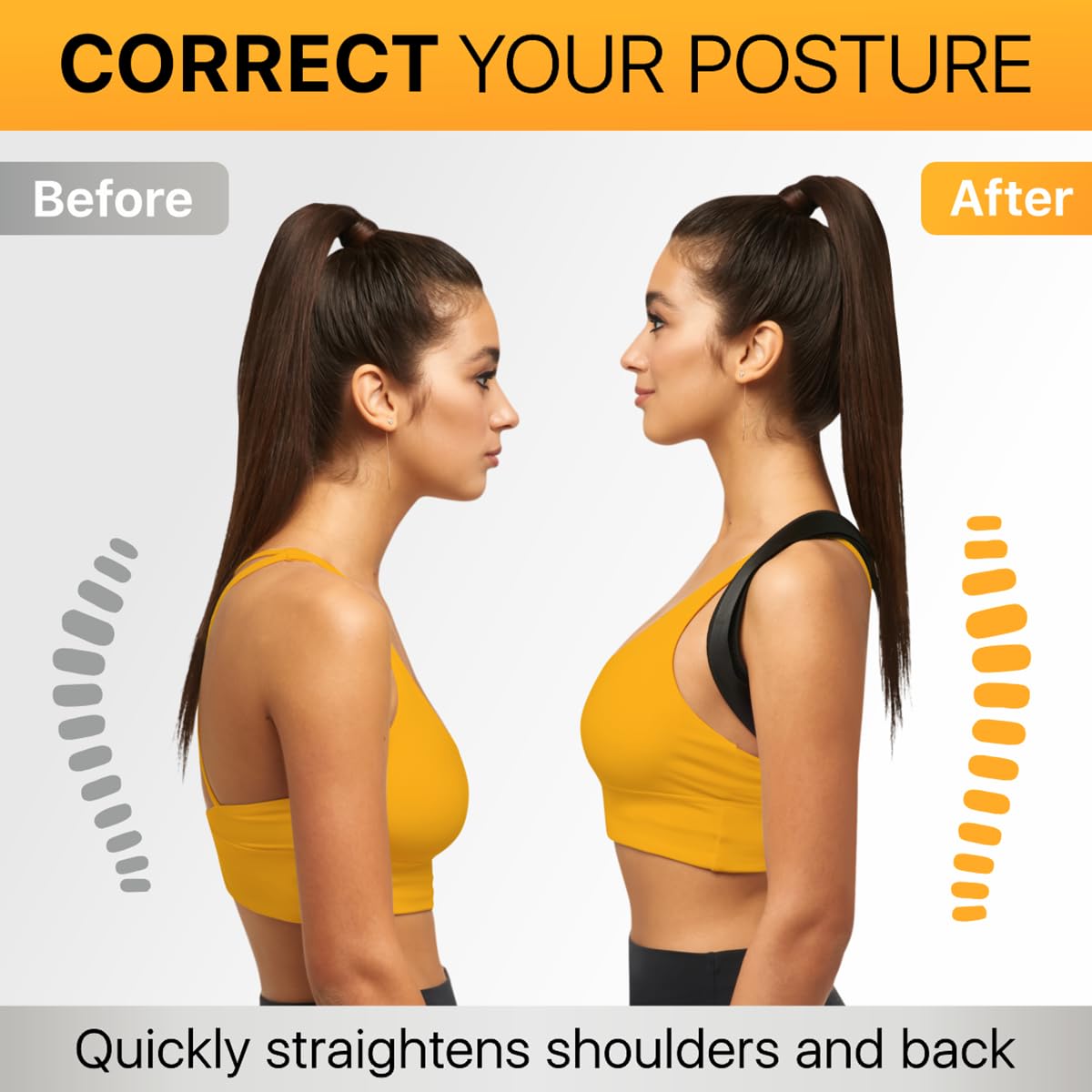 Adjustable Breathable Posture Corrector for Back