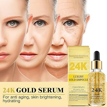 24K Gold Hyaluronic Serum Anti-Aging Face Hydration
