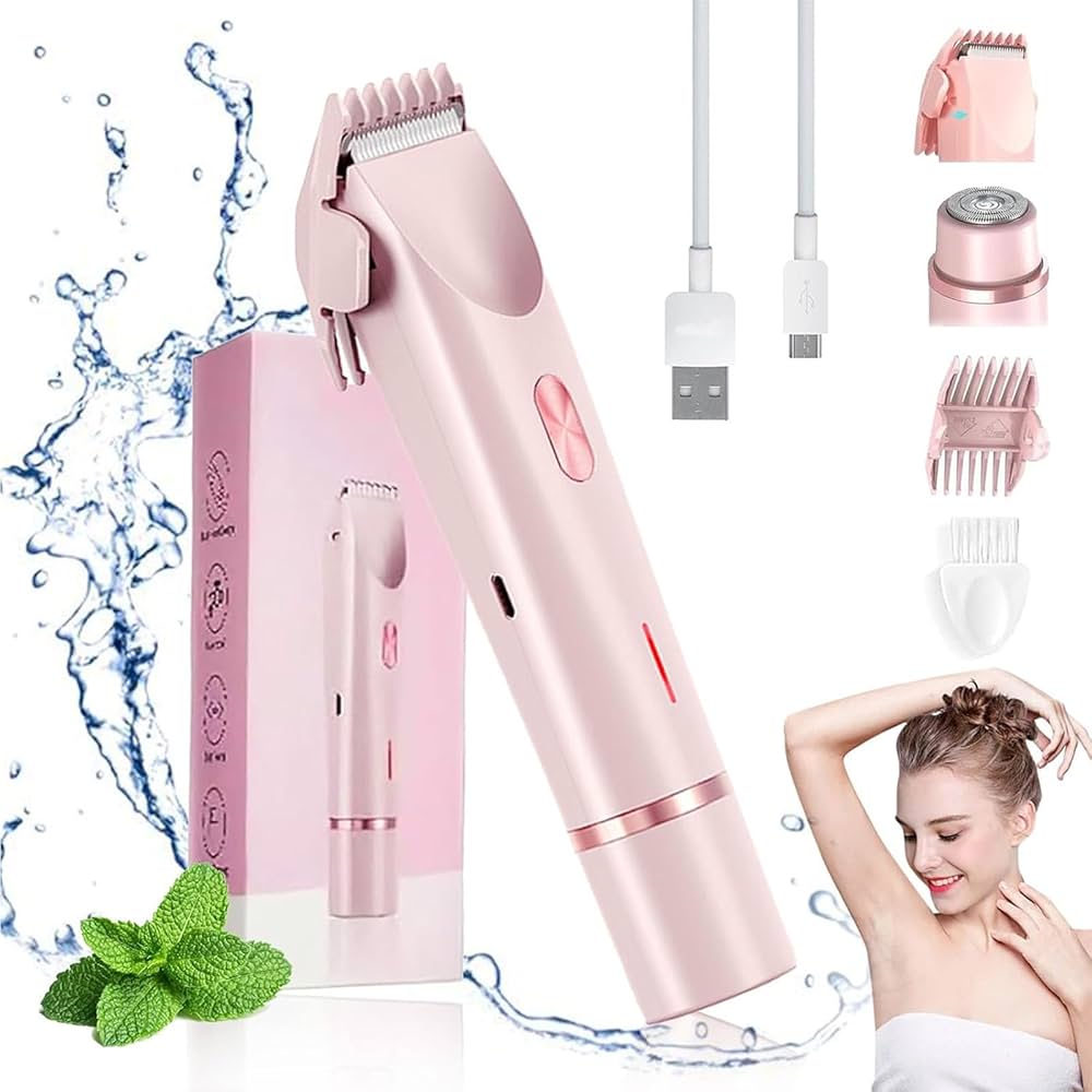 Hybrid Hair Trimmer & Electric Razor - 2-in-1 Grooming