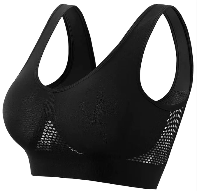Seamless Wireless Sports Bra – Breathable Comfort
