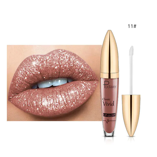 Matte Shimmer Glitter Liquid Lipstick - Sparkle Lips