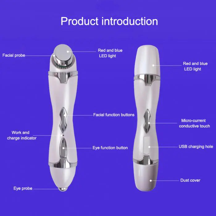 Dark Circle & Wrinkle Facial Massager Device
