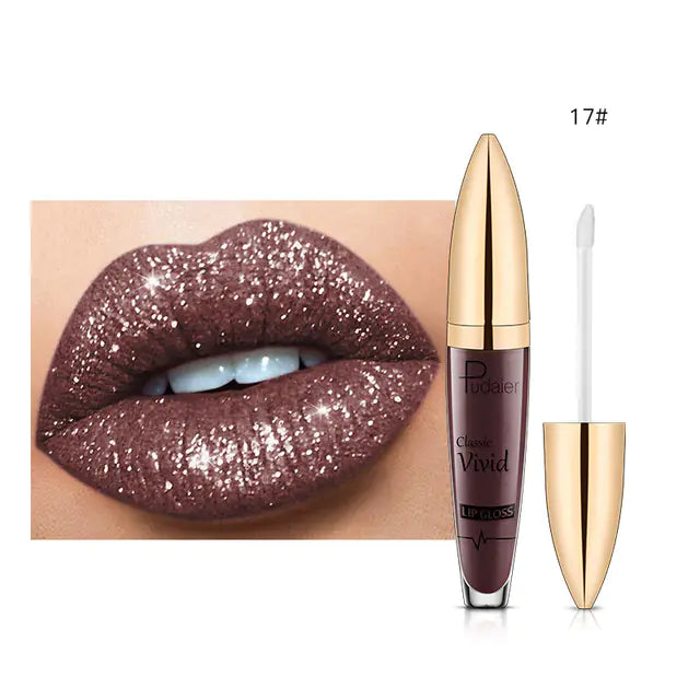 Matte Shimmer Glitter Liquid Lipstick - Sparkle Lips