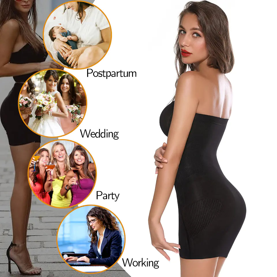 Sleek Tube Top Body Shaper - Slimming & Sculpting