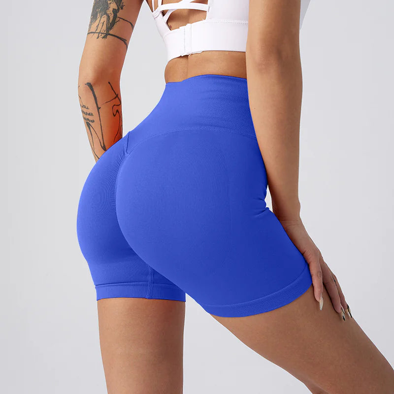 Women Yoga Shorts - High-Waisted Workout Activewear