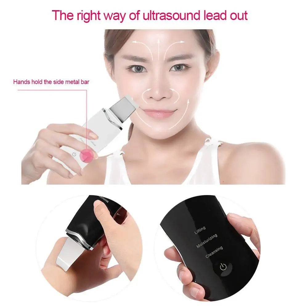 Ultrasonic Skin Scrubber - Deep Pore Cleansing