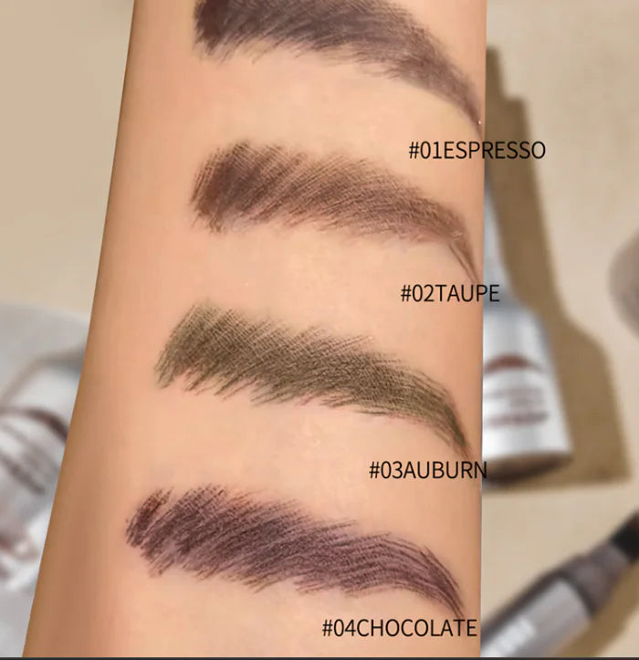 Long-Lasting Eyebrow Gel with Built-In Brus