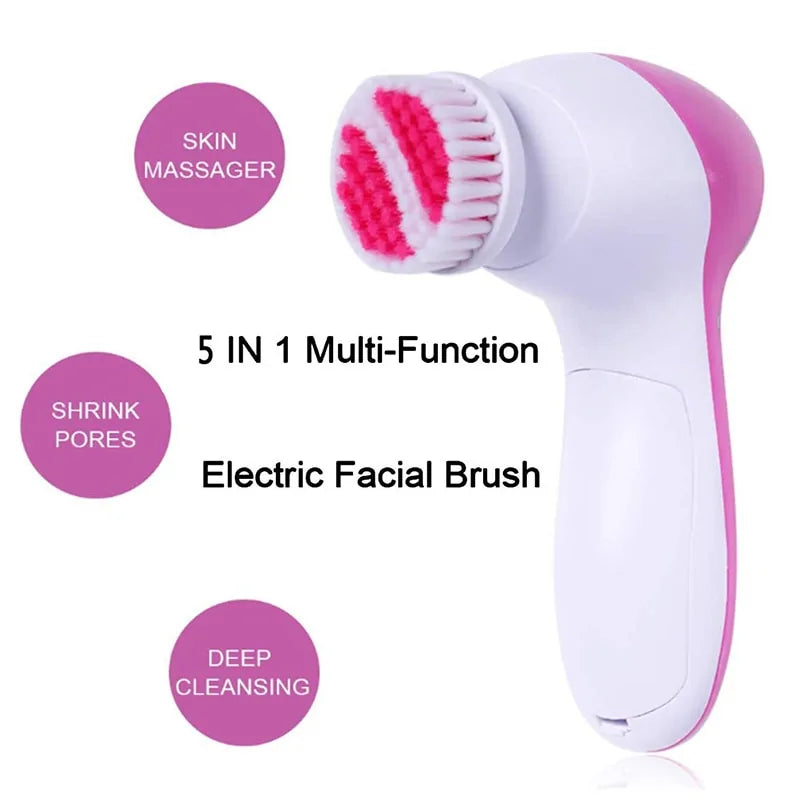 Silicone Face Cleansing Brush - Deep Clean & Glow