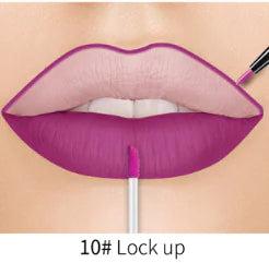 Matte Liquid Lipstick Pen – Dual Lip Gloss & Velvet Finish