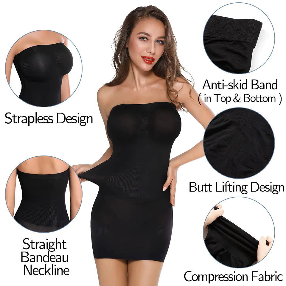 Sleek Tube Top Body Shaper - Slimming & Sculpting