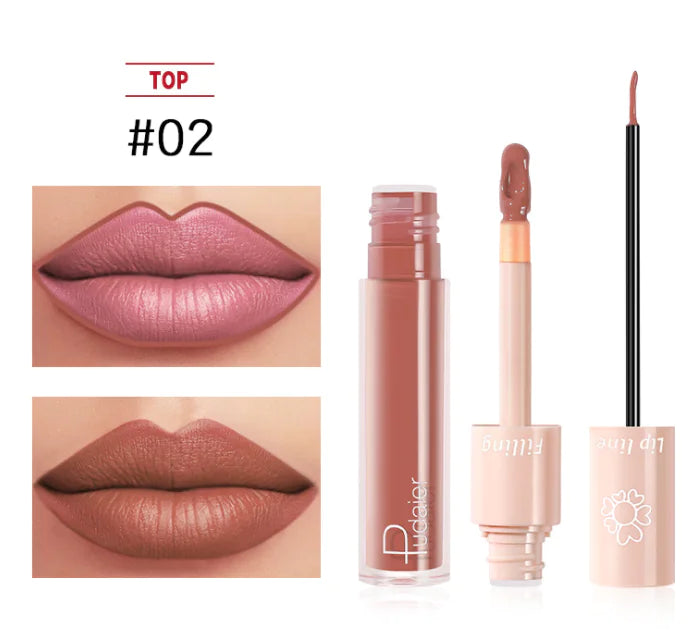 Dual Lipstick & Gloss Set – Matte Finish Meets Shine