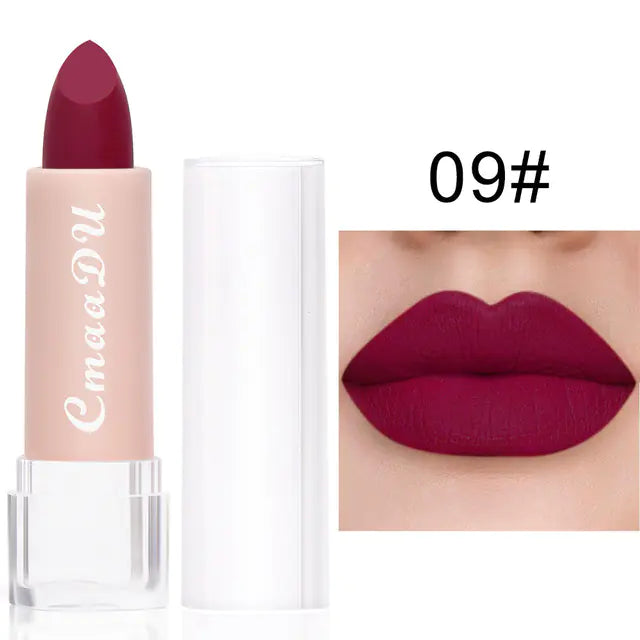 15-Color Matte Waterproof Lipstick Set