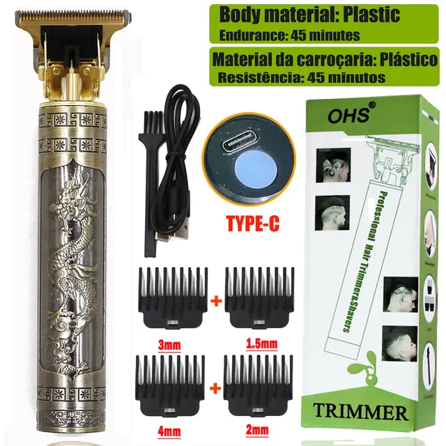 Dragon T9 Pro Wireless Hair Clippers - Professional