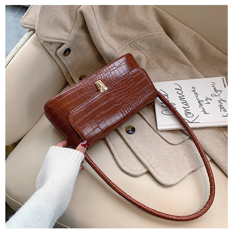 Luxury Croc Handbag - Premium Crocodile Pattern
