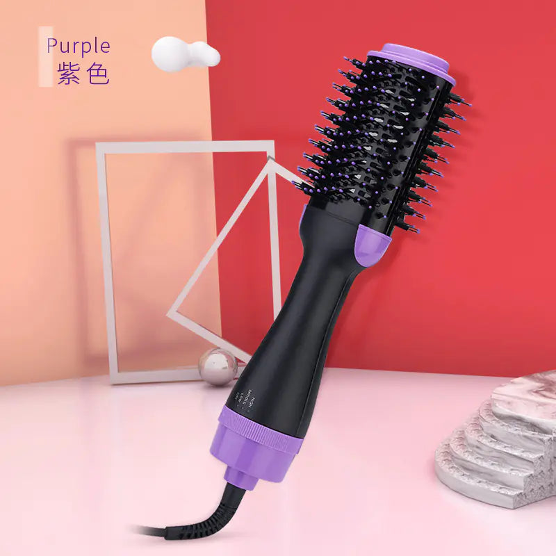2-in-1 Hot Air Brush Hair Dryer & Volumizer – Smooth, Frizz-Free Styling