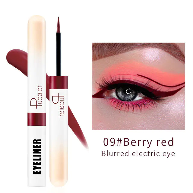 12 Colors Glitter Waterproof Eyeliner Set