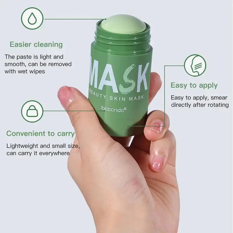 Green Tea Mud Mask – Oil Control & Acne Defense