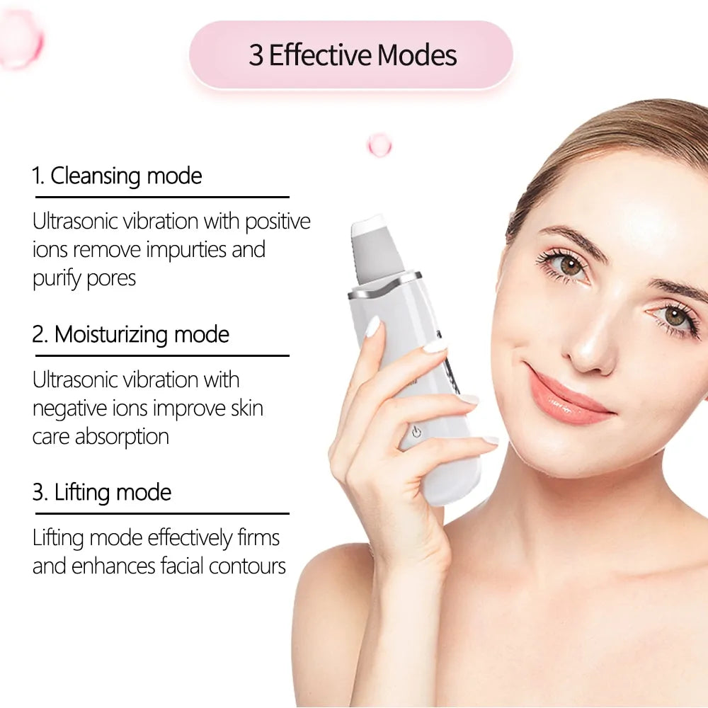 Ultrasonic Skin Scrubber - Deep Pore Cleansing
