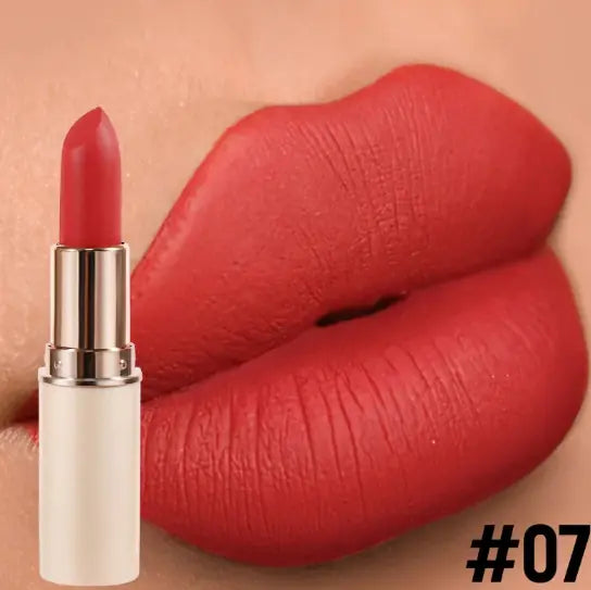 Matte Lipstick Half Cylinder - Long-Lasting Color
