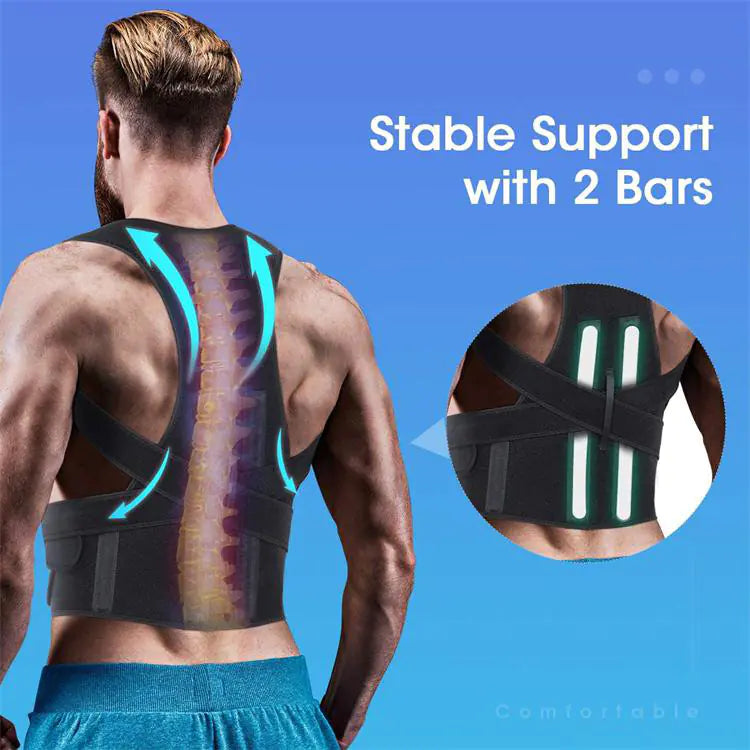 Adjustable Unisex Back Support Brace
