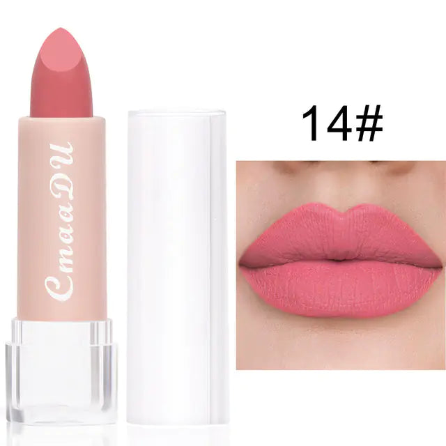 15-Color Matte Waterproof Lipstick Set