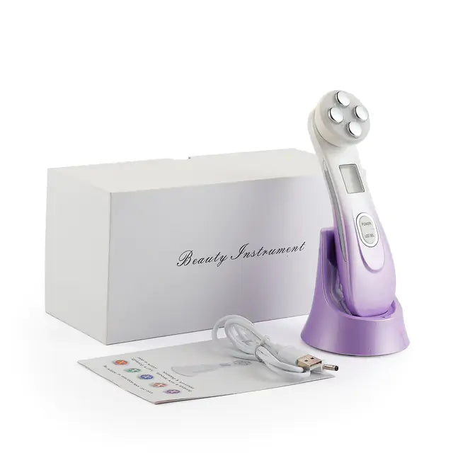 LED Light Therapy Facial Massager - Anti-Aging