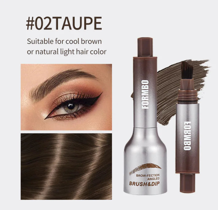 Long-Lasting Eyebrow Gel with Built-In Brus