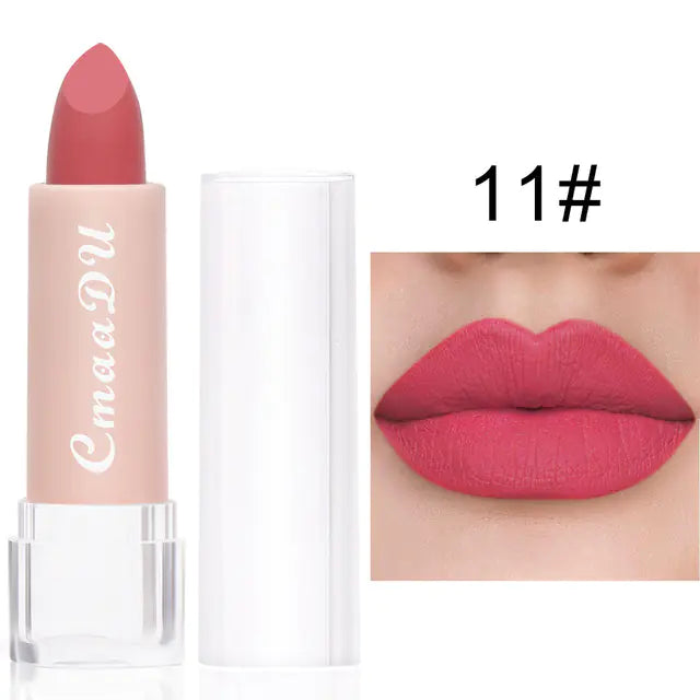 15-Color Matte Waterproof Lipstick Set