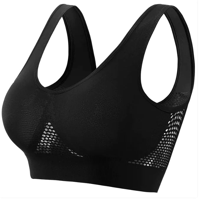 Seamless Wireless Sports Bra – Breathable Comfort
