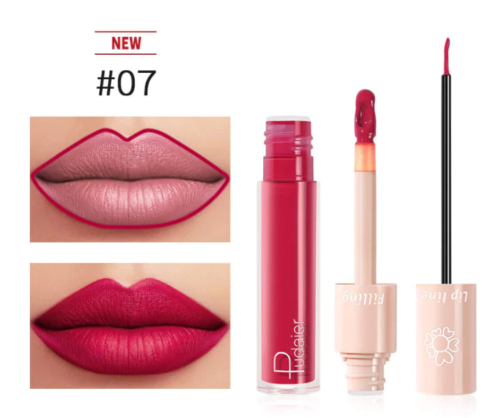 Dual Lipstick & Gloss Set – Matte Finish Meets Shine