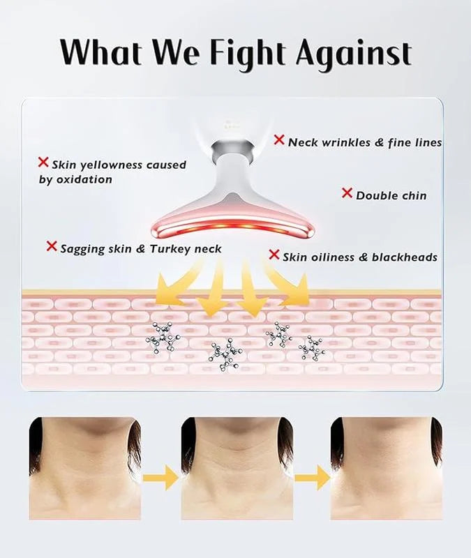 LED Neck Firming Device Anti-aging & Wrinkle Reduction