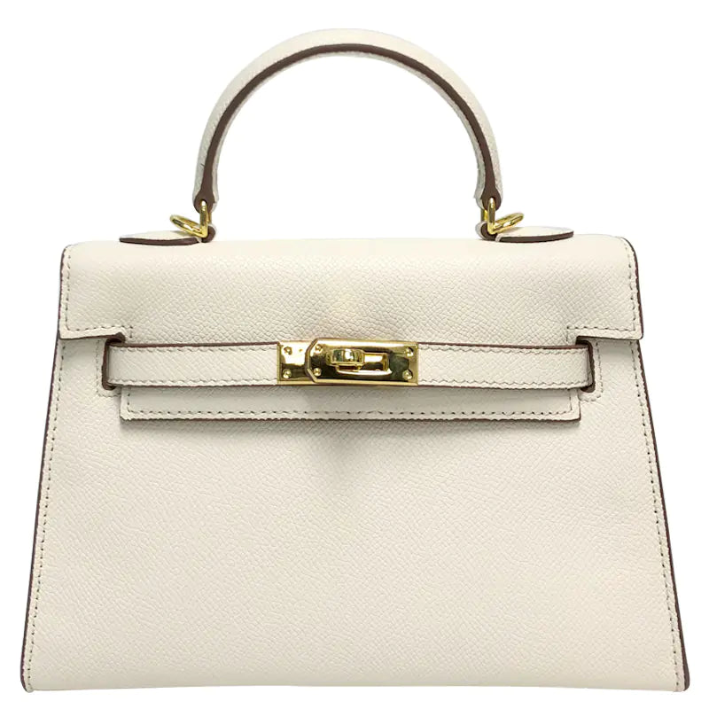 Chic Mini Cowhide Handbag - Compact Leather Style