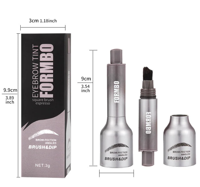 Long-Lasting Eyebrow Gel with Built-In Brus