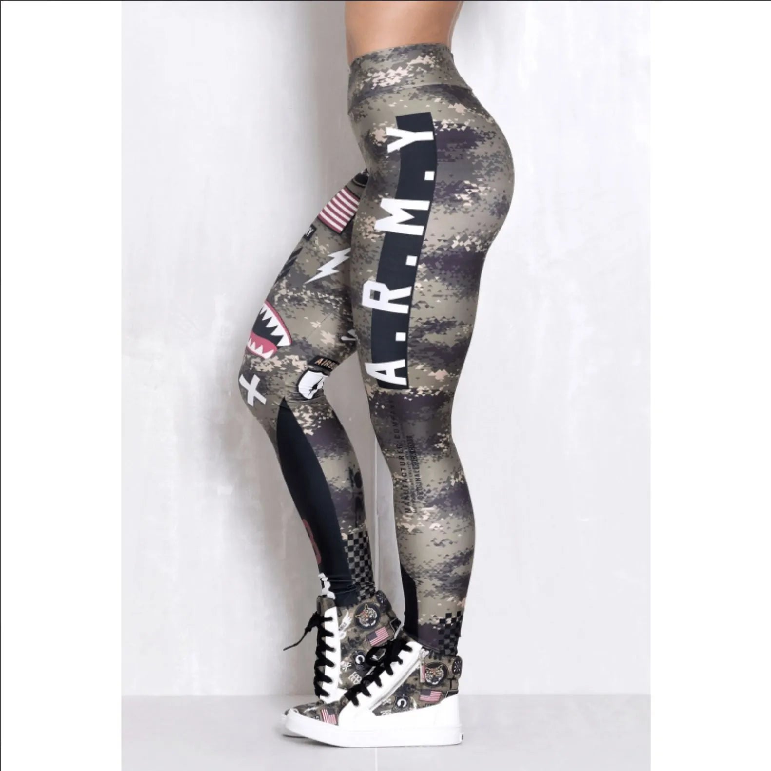 Military Chic Sculpting Leggings