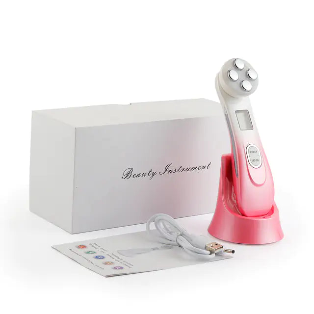 LED Light Therapy Facial Massager - Anti-Aging