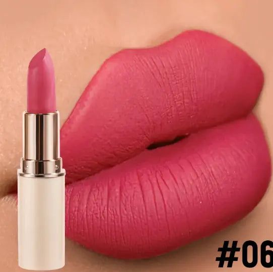Matte Lipstick Half Cylinder - Long-Lasting Color