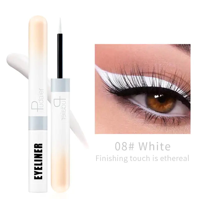 12 Colors Glitter Waterproof Eyeliner Set