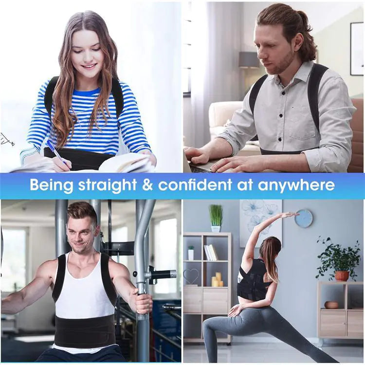 Adjustable Unisex Back Support Brace