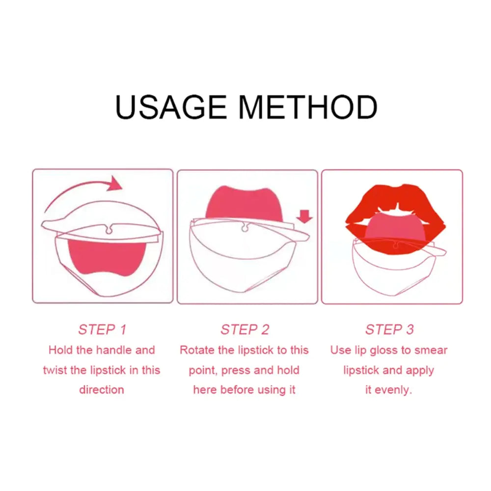 Color-Changing Glitter Lipstick – Pearly Fine Finish