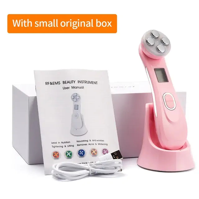 LED Light Therapy Facial Massager - Anti-Aging
