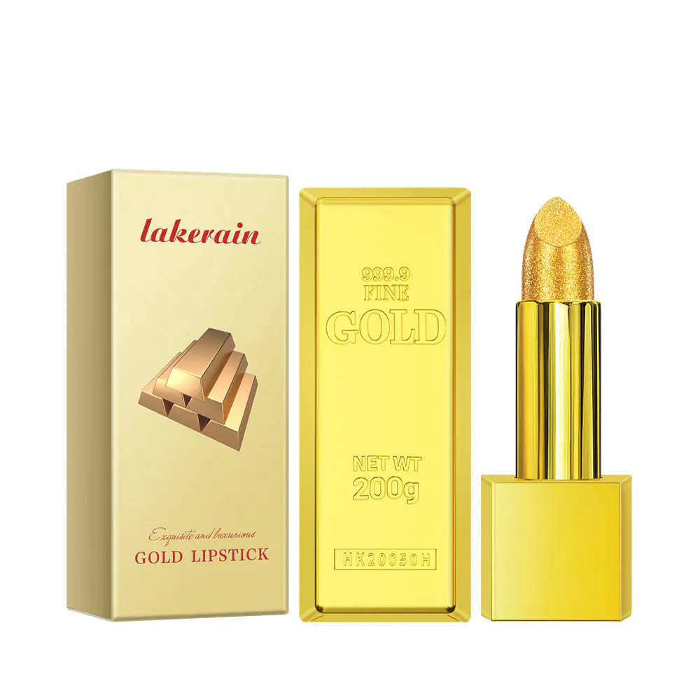 Gold Waterproof Matte Lipstick – Long Lasting