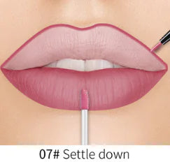 Matte Liquid Lipstick Pen – Dual Lip Gloss & Velvet Finish