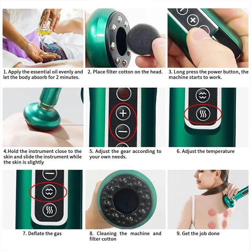 Electric Vacuum Cupping Massager - Body Therapy