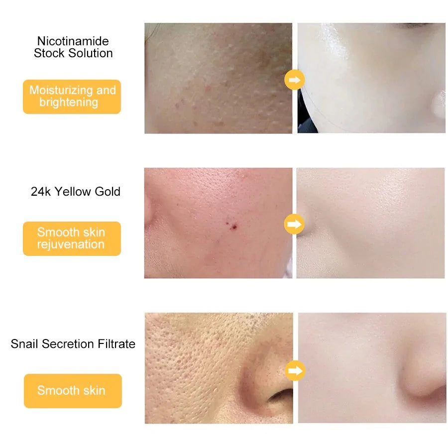 24K Gold Hyaluronic Serum Anti-Aging Face Hydration