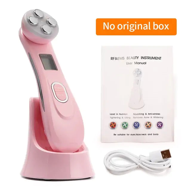 LED Light Therapy Facial Massager - Anti-Aging